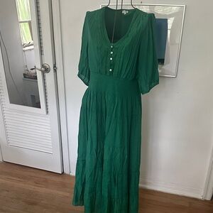 Elegant Green Women's Dress